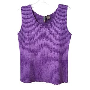 Vintage Sere Nade New York Purple Sleeveless Top